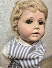 Wernicke Doll 42cm W.-Germany 1990/1 Human Hair Original Clothes Collectors