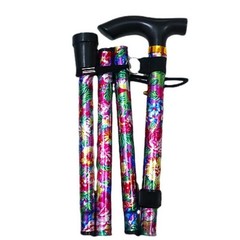 5-Section Foldable Aluminum Trekking Poles Lightweight for Hiking Camping Travel