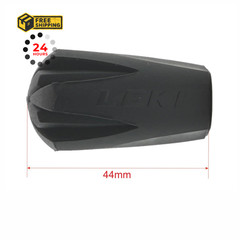 LEKI Walking Rubber Tip 44-54, Black