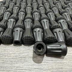 100X TrailBuddy Walking Stick Tips – Box of 100 Replacement Rubber Cane Tips Fit