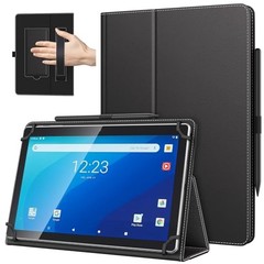 Universal Case for 10.1 Inch Android Tablet with Pen Loop, Lightweight A-Black