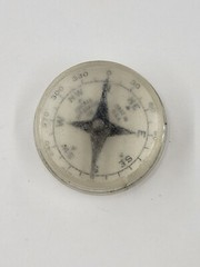 Vintage Chicago Apparatus Co. Small Button Compass. Made In USA