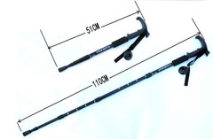 Trekking Poles Nordic Walking Hiking Sticks Anti-shock Adjustable Alpenstock