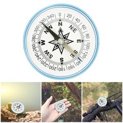 Round Camping Survival Compasses 100mm Large Pocket Compasses for Kids Learning