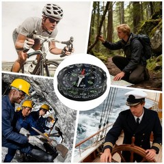 1x Compass Portable Pocket Outdoor Camping Hiking Guider Survival Navigation