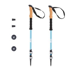 Ozark Trail Lightweight Carbon Fiber Adjustable Quick Lock Trekking Poles with C