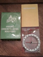 Vintage Silva Hiking Orienteering Mapping Compass Polaris Liq Filled Type 7 NL