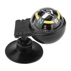 2pcs Car Compass Automotive Compass Ball Adjustable Dashboard Mounted for Hiking