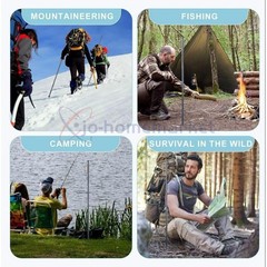 Multi Trekking Poles, Detachable Hiking Trekking Poles With 5-Section Tool