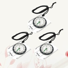 3Pcs Orienteering Compass for Off-road Work Hiking Outfit Metal