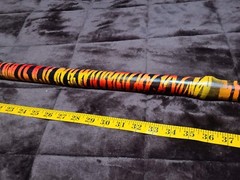 Hand Crafted Wooden Walking Stick/Staff-(INFERNO DESIGN-47″