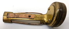 Vintage Brass Tru Nord Compensated Compass With Locking Pin Clip Brainerd MN