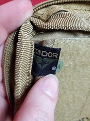 CONDOR MA35-003 Modular MOLLE Tactical Map Admin ID Pouch Holster Case Khaki