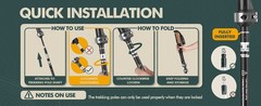 Walking Sticks,Trekking Poles Collapsible Hiking Poles,Lightweight Folding