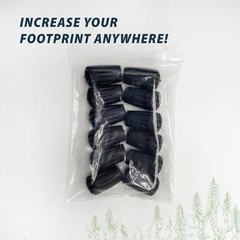 11mm Trekking Pole Tips Replacement Rubber Protector Fits Standard Pole