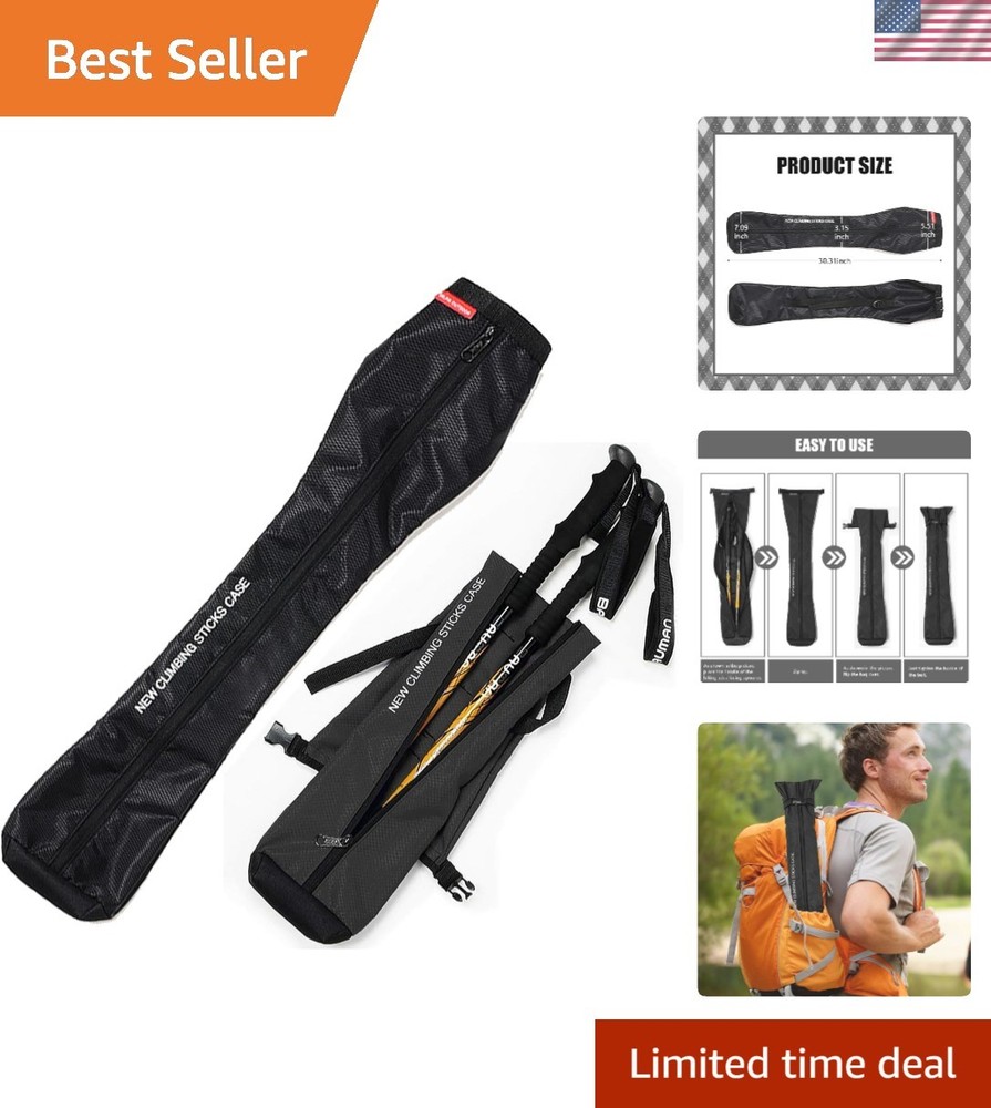 Lightweight Waterproof Trekking Pole Carrying Bag with Adjustable Strap – 28”