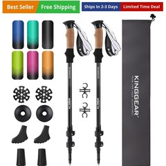 Nordic Walking Stick, TP1 Hiking Poles Retractable Lightweight 7075 Aluminum,…