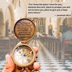 God’s Way Compass – Baptism Gifts for Boys Christian Gifts for Men Catholic G…