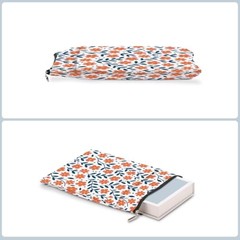 Book Sleeve Book Lovers Gifts Waterproof Books Pouch Red Plant Flower 1280