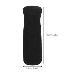 10Pcs Durable Sponge Crutch Handle Grips Non Slip Padded Cane Covers Black