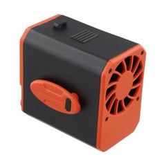 2400mAh Hanging Waist Fan with Power Bank LED Light Three Speed Cooling Device
