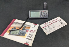 Vintage Garmin GPS III Plus Personal Navigator Tested Works Box Manual 1998