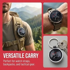 Mini Watch Band Compass Removable Outdoor Camping Hiking Survival Navigation Too