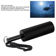 Underwater Shaker Aluminum Alloy Signal Bell Stick For Scuba Diving MAGP