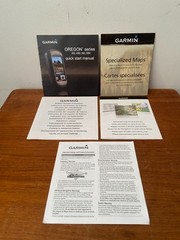 Garmin Oregon Series 450 450T 550 550T Quick Start Manual & Specialized Maps
