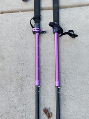 Set of The-Fitlife Folding Trekking Poles 120-135CM W/Bag …. 72
