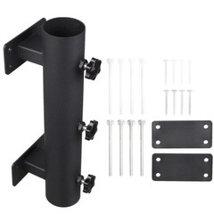 Balcony For Umbrella Holder Clamp for Poles Diameter 23mm to 38mm