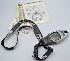 Brunton ADC Wind Handheld Weather Station – Time Alarm Wind – New Battery Tested