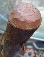 NATURAL TWISTED HIKING STICK BEAUTIFUL TWISTS & COLOR 56″