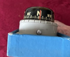 RARE Vintage Taylor Compass With Box #2957 Auto Boat Plane Used