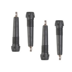 4pcs Replacement Rubber Tips Set Tungsten Rod Tip for Trekking Poles Heavy Duty