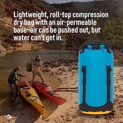 Sea to Summit eVac Compression Dry Bag, Waterproof HIghRise Grey 5 Liter