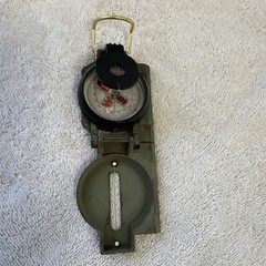 Eddie Bauer Hiking Mountaineering Military Compact Compass Scale Green China