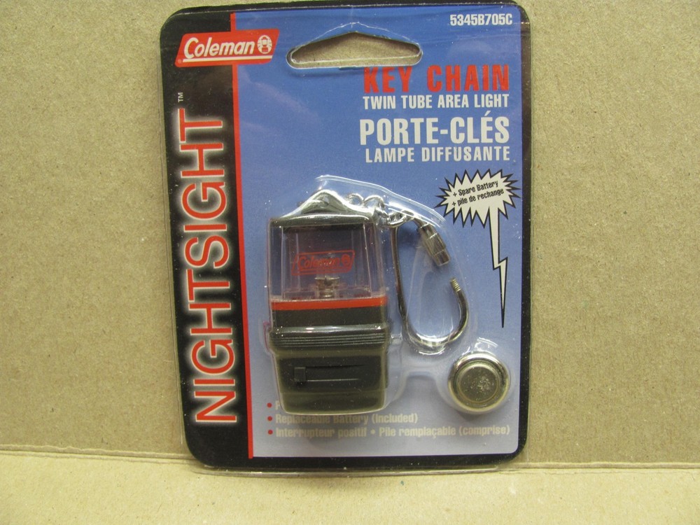 Coleman NightSight Key Chain Twin Tube Area Light Z3