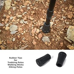 Walking Stick Tips Rubber 4pcs Trekking Pole Tips Replacement Rubber Feet For Hi