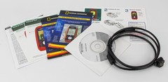 Magellan Triton 400 GPS Handheld Tested Works w/ Box Cable Manuals