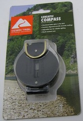 OZARK TRAIL LENSATIC COMPASS, BLACK