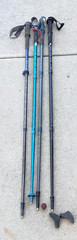 Lot of 4 Forclaz Individual Trekking Poles