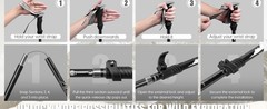 Covacure Hiking Poles Collapsible Trekking Poles – Aluminum Alloy 7075 Walking