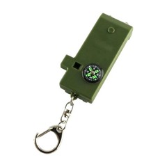 5 in 1 Multifunction Survival Gears with Compasses and Whistled Flashlights