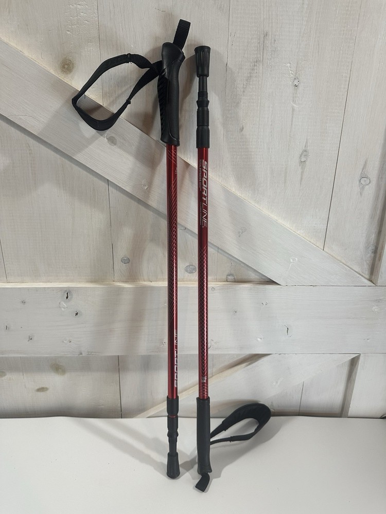Sportline Total Fitness Performance Walking Poles Aluminum Trekking Sticks E
