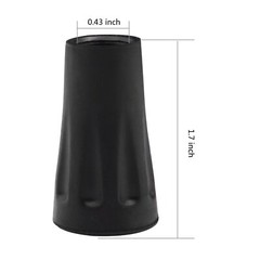 Replacement Rubber Tips 6-Pack Longer Caps for Hiking Sticks Walking Canes