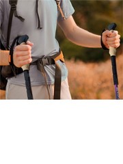 Collapsible Lightweight Trekking Poles – Hiking and Walking Sticks with Cork