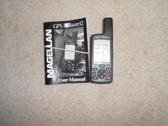 Magellan GPS Blazer 12 Satellite Navigator Pocket Size GPS Hiking Hunting Tested