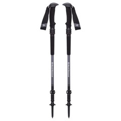 BLACK DIAMOND Trail Pro Shock Trekking Poles 105-140 cm (Shock Grip), Granite