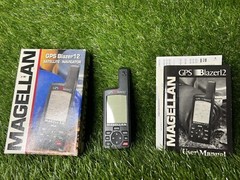 Magellan GPS Blazer 12 Satellite Navigator With Manual Outdoors Hiking Tested